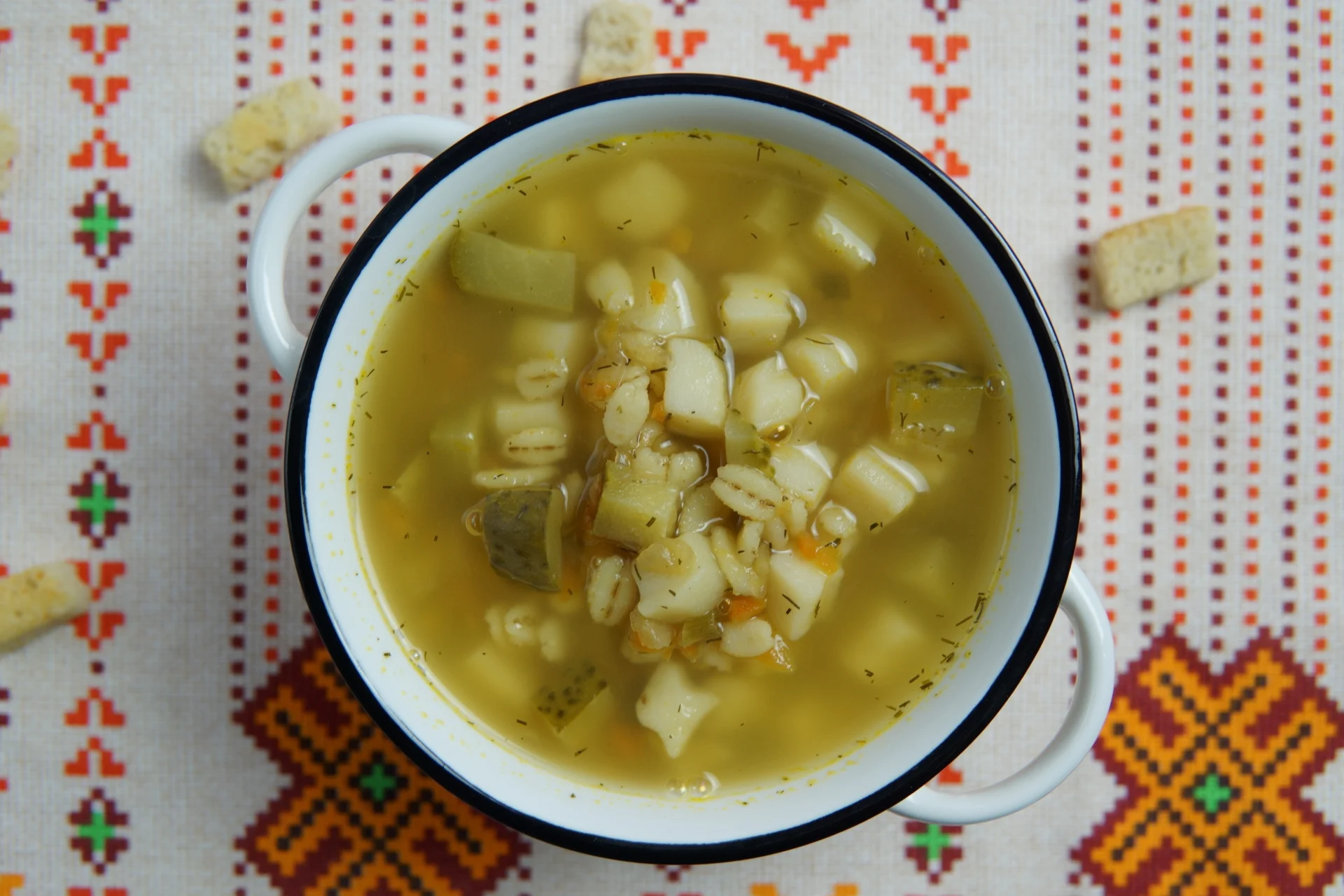 Polish Dill Pickle Soup